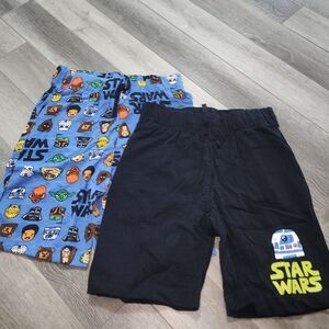 (2) Boys XL (12) Star Wars Jersey Shorts